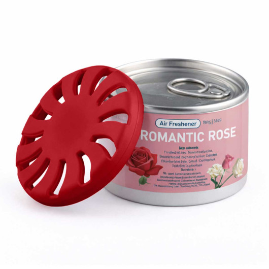 Car Air Freshener Tins Romantic Rose